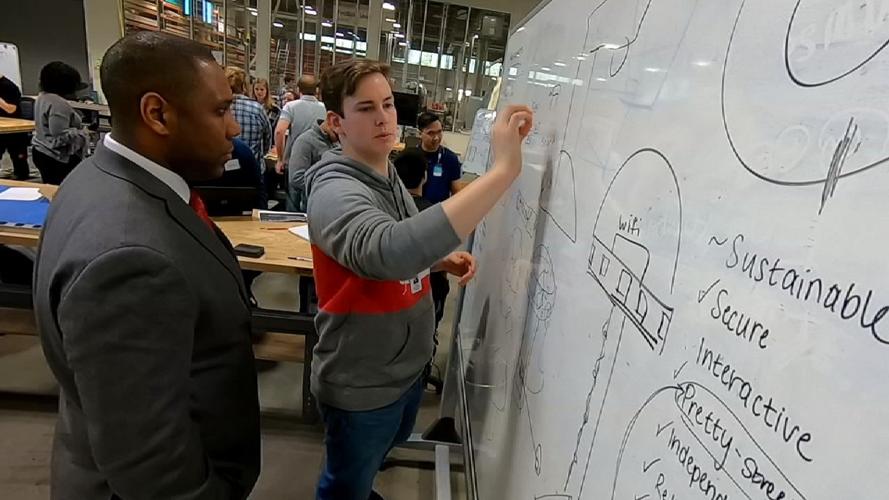GE FirstBuild hackathon on Feb. 19, 2020