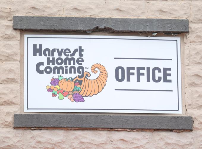 Harvest Homecoming office sign.JPG