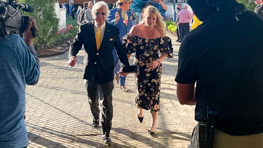 Bob Baffert and wife celebrate Derby win