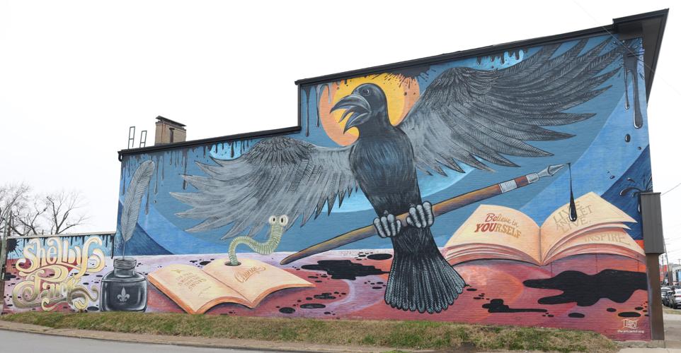 Raven mural in Shelby Park.JPG