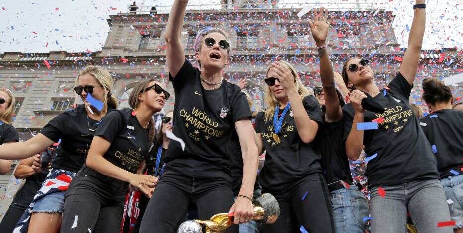 USNWT world cup celebration