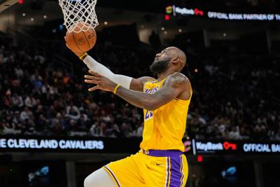 Lakers Cavaliers Basketball - Lebron James 1-28-2026