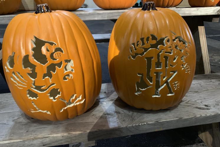 Gaslight Festival 2019 - Pumpkins Carved with school mascots.jpg