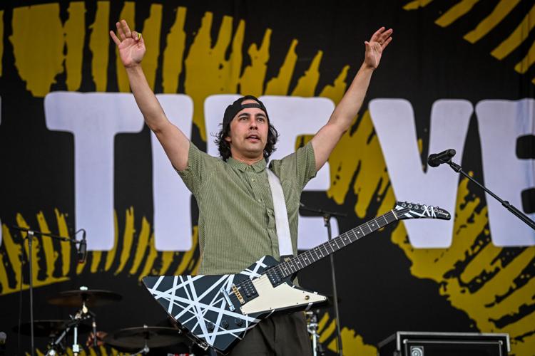 Pierce The Veil plays at the Louder Than Life Festival on September 23, 2023 in Louisville, Kentucky.  (4).jpg