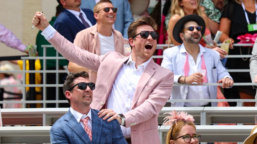 Fans on Kentucky Oaks Day 2025