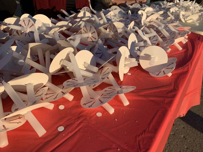 Candles at vigil in Bullitt County.jfif