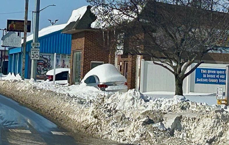 Snow in Jackson County, Indiana