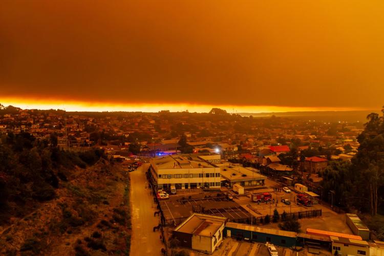APTOPIX Chile Wildfires - AP - 1.18.26