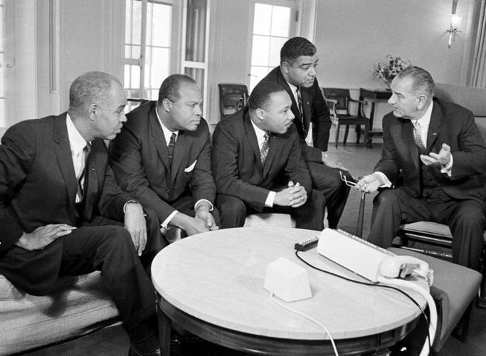 MLK - MARTIN LUTHER KING JR - WITH LBJ - AP 1964 1.jpeg