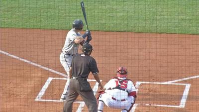 Adam Duvall is having a strong season with Gwinnett