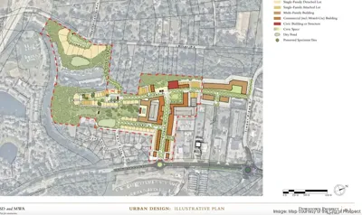 New downtown Prospect proposal map