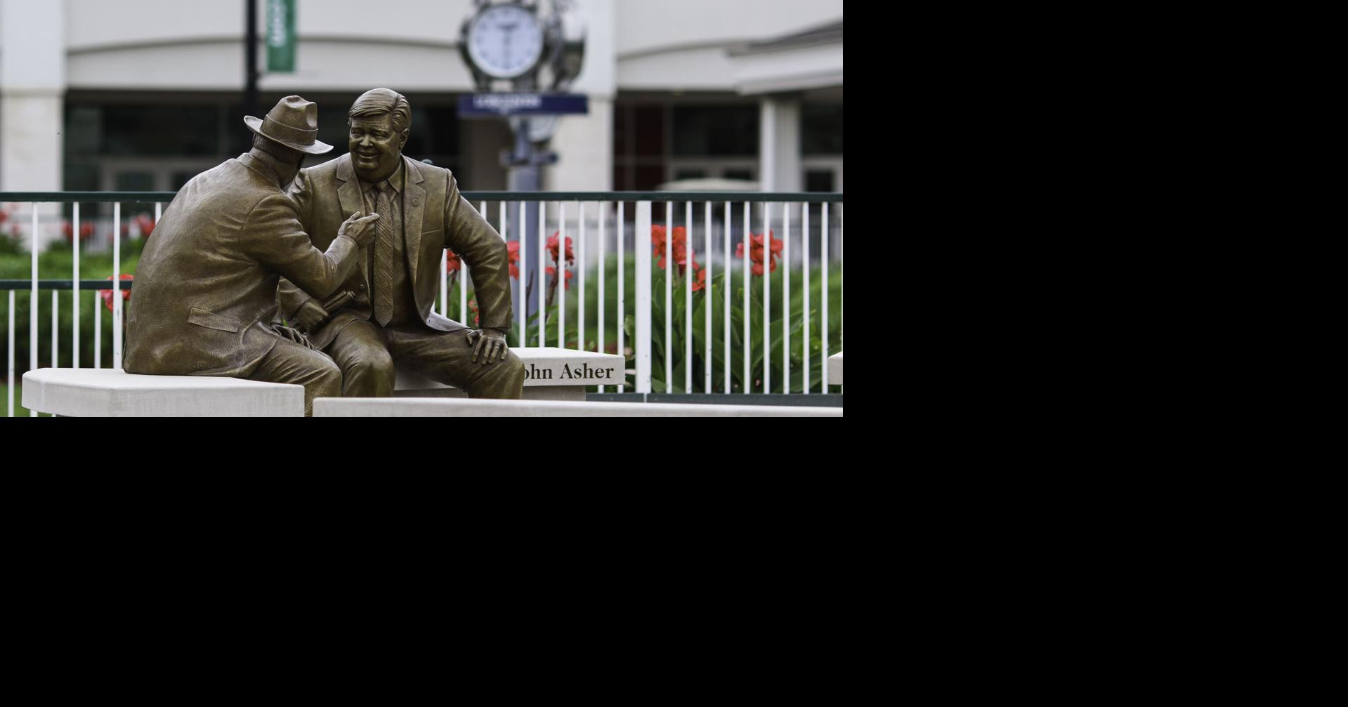 CRAWFORD Churchill Downs strikes historic note with statues of Winn