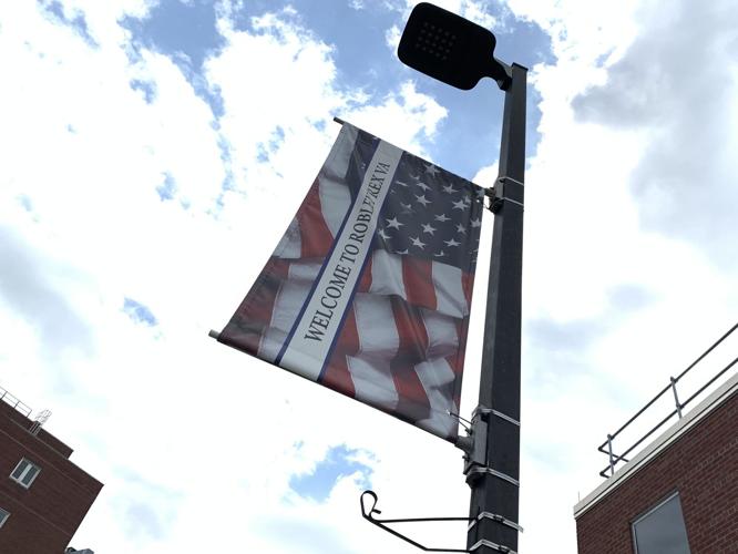 Robley Rex VA Medical Center Street light banner