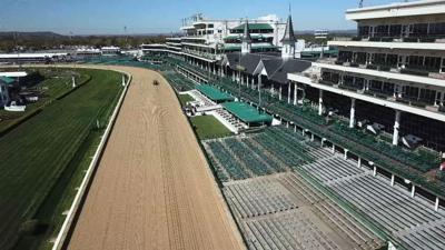 Churchill Downs drone