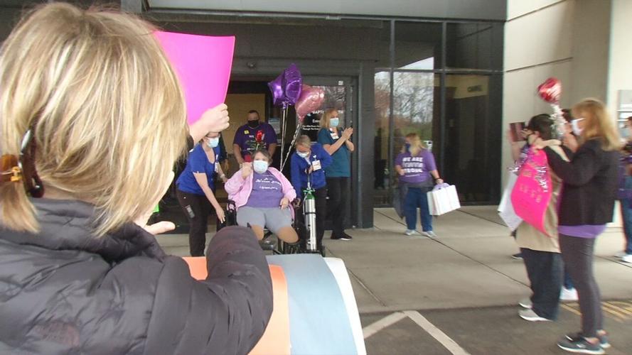 Brianna Heitzman, COVID survivor, discharged after months in the hospital