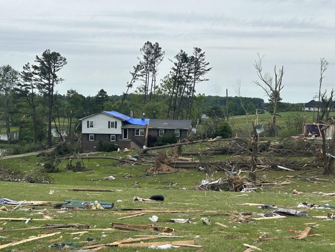 London tornado damage 5-19-25