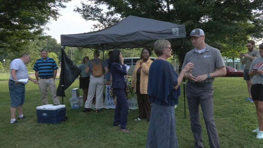 Louisville meeting on Camp Taylor pool 8-3-23