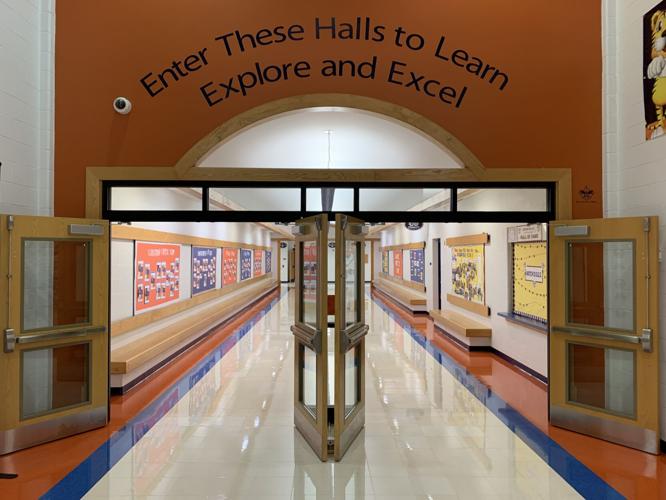Kenwood Station Elementary Hallway