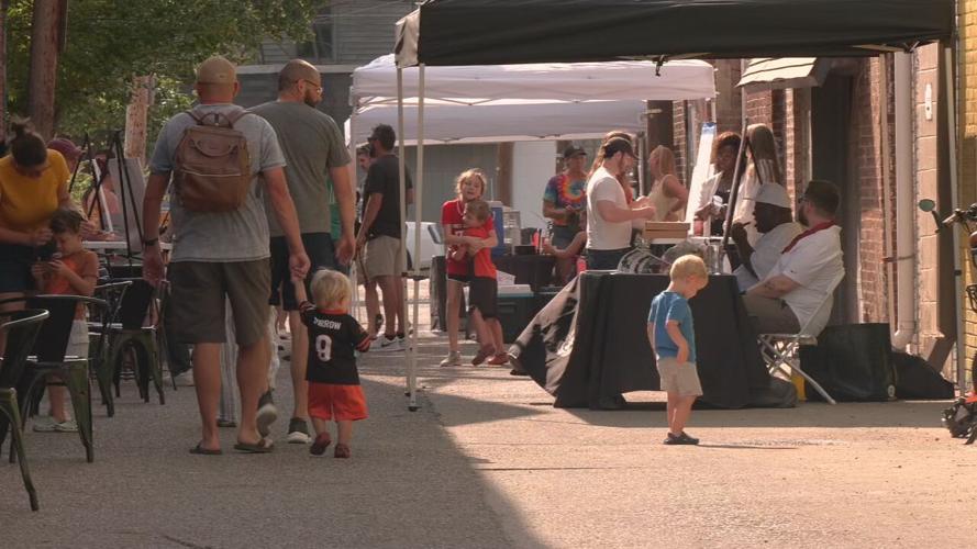 'Broadway All The Way' block party