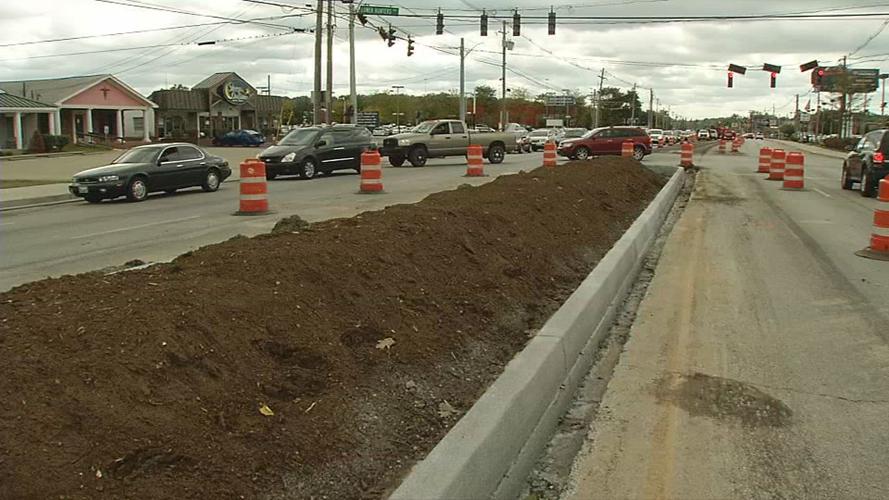 Dixie Highway road construction