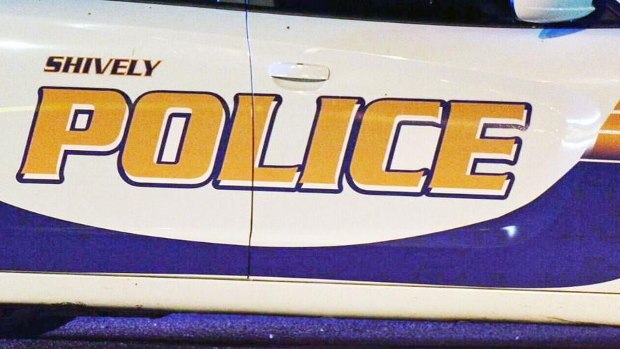 The Shively Police Department logo on the side of a cruiser