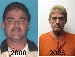 David Hollowell in 2000 and 2023