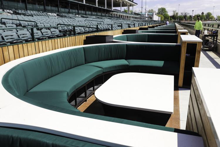 Homestretch Club trackside