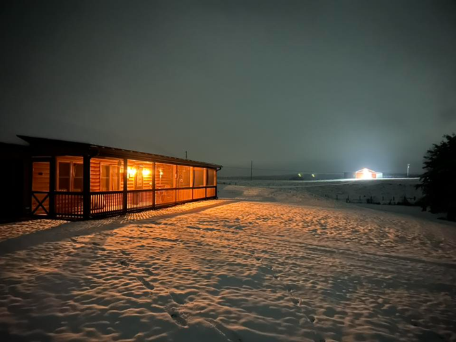 Snow in Mauckport, Indiana