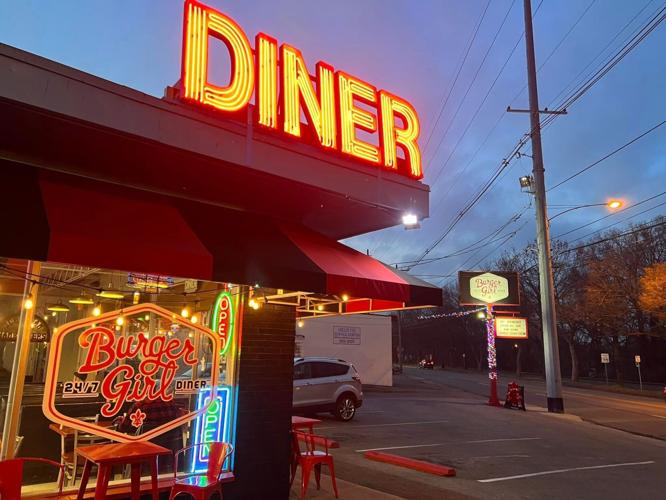 Outside view of Burger Girl Diner from FB page - 3.23.23