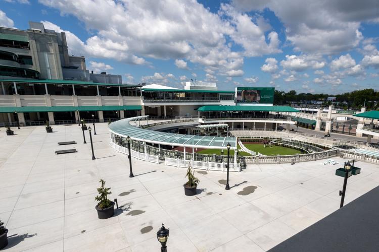 Walking area above the Paddock at Churchill Downs.jpeg