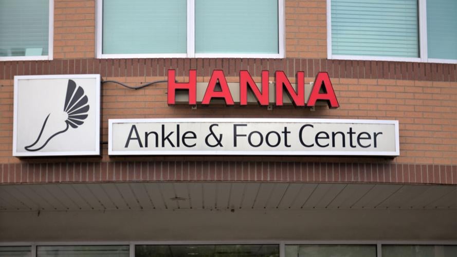Hanna Ankle & Foot Center sign on building