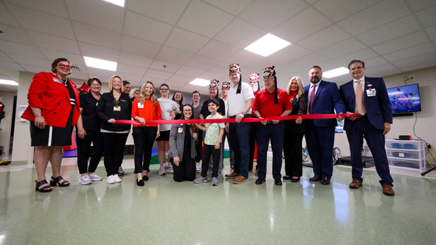 Ribbon cutting at Frazier Rehab's Kosair for Kids in southwest Louisville
