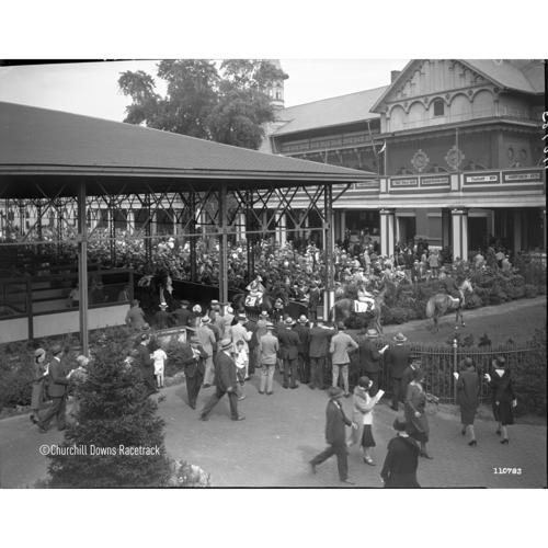 Churchill Downs Paddock 1930