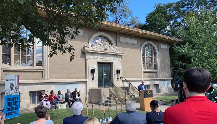 Groundbreaking for the Parkland Library renovation project held on Sept. 29, 2022