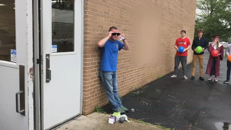 Bullitt Central Band Director Rodney Stults surprised with EnChroma glasses