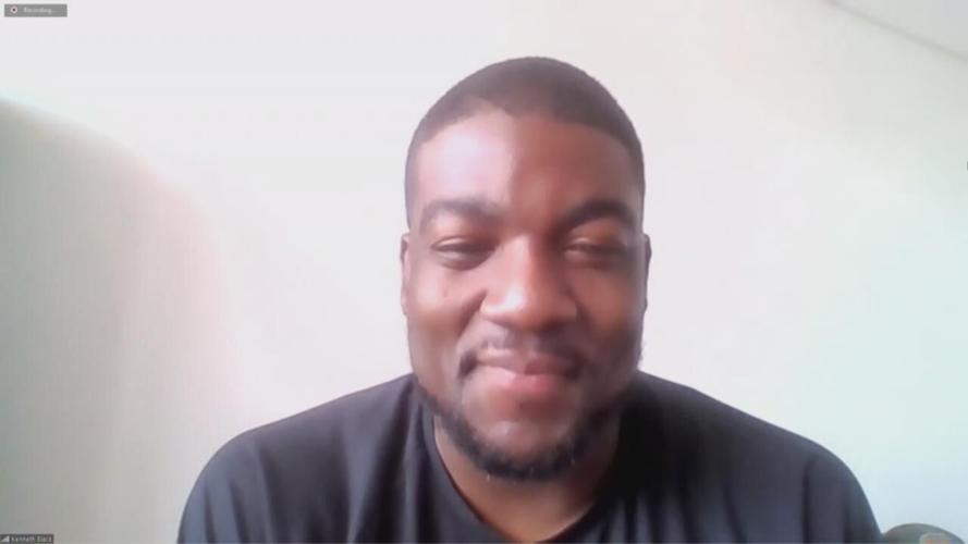 K.J. Black with a great coaching opportunity