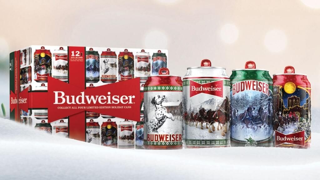 budweiser clydesdale christmas sweater