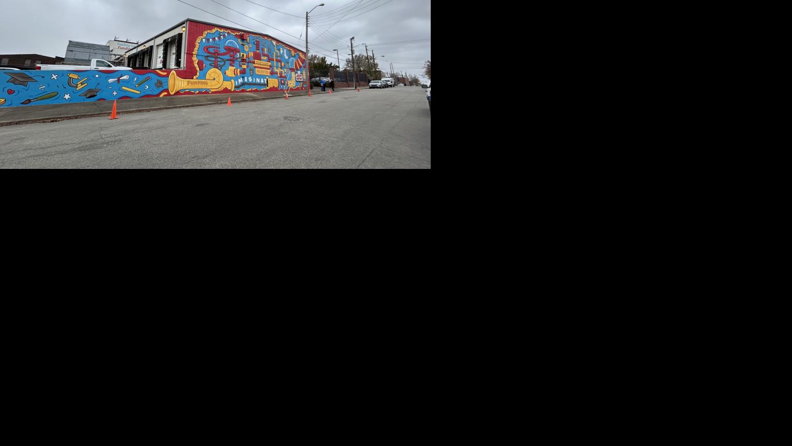 Kentucky Lottery building mural - 11.21.24