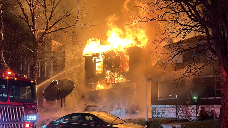 Fire on River Park Drive