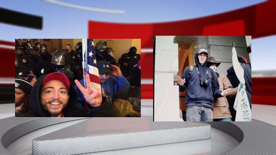 Dalton Ray Crase and Troy Dylan Williams at Capitol riot