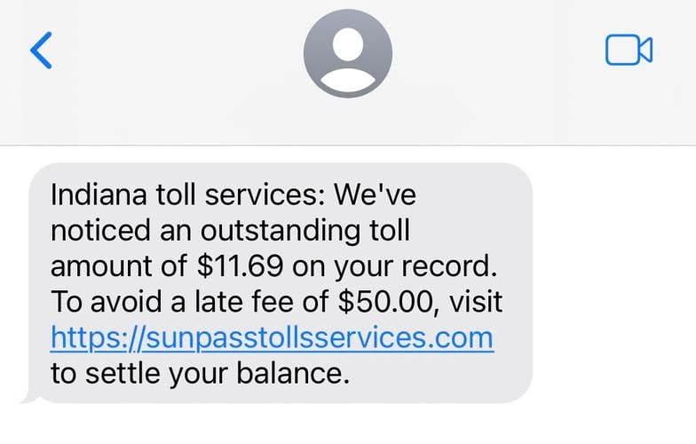 Fake toll text message sent to RiverLink customers