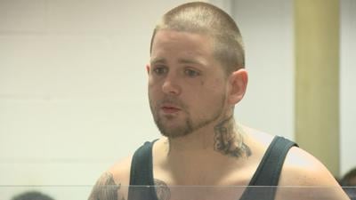 Justin Carter in court on 2-17-20