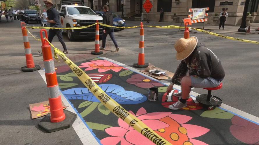CROSSWALK ART PRESSER