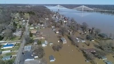 AERIALS | WDRB Sky Cam reveals bird's-eye view of flood damage