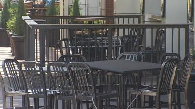Restaurant empty chairs and empty tables.jpeg