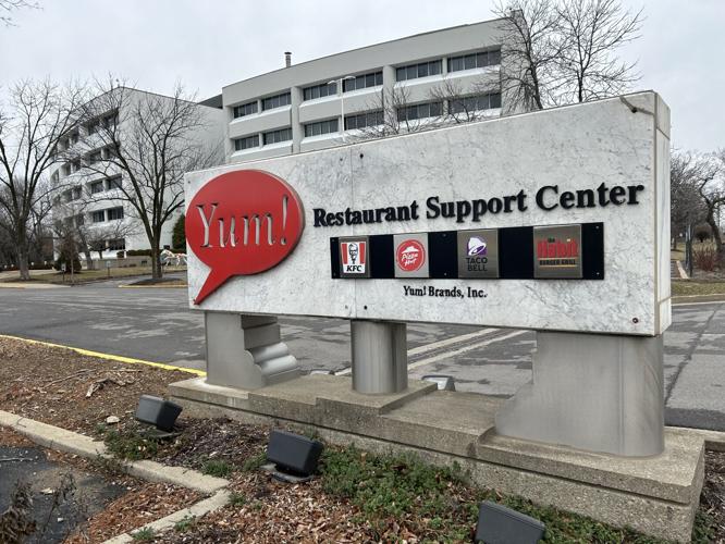 Yum Brands Louisville headquarters monument sign