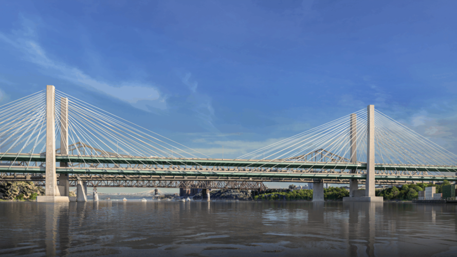 Rendering of the Brent Spence Companion Bridge