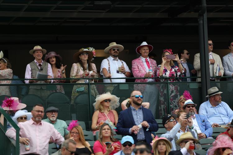 Fans on Kentucky Oaks Day 2025