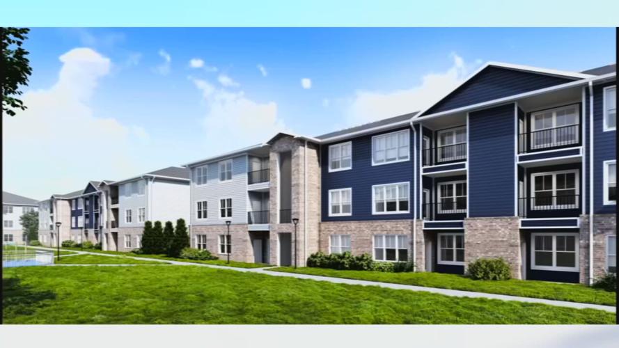 Visualization of The Warren apartments in Jeffersonville, Indiana