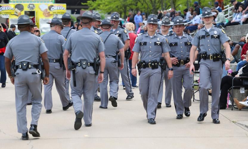 KSP troopers walk past each other.JPG